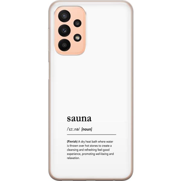 Samsung Galaxy A23 5G Gjennomsiktig deksel Bara Bada Sauna