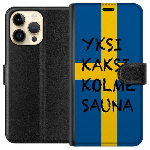 Apple iPhone 15 Pro Max Plånboksfodral Bara Bada Bastu - KAJ