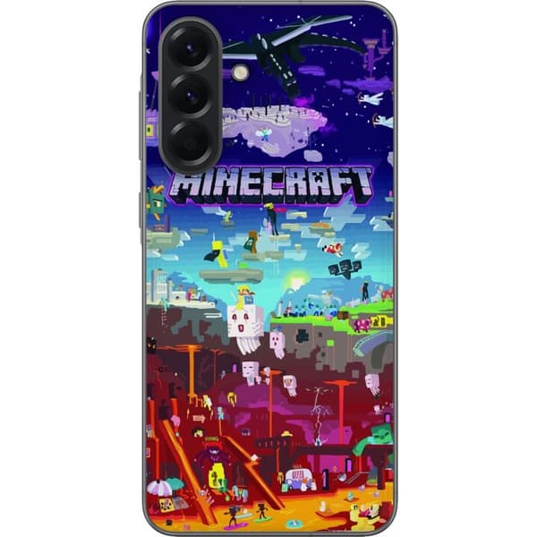 Samsung Galaxy A56 Läpinäkyvä kuori Minecraft