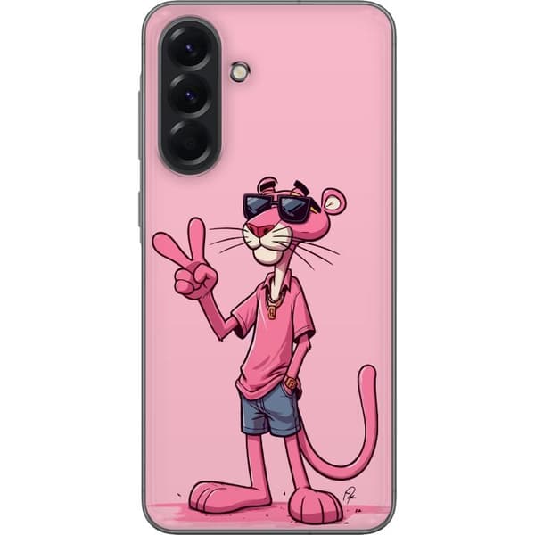 Samsung Galaxy A56 Gennemsigtig cover Pink Panter Peace