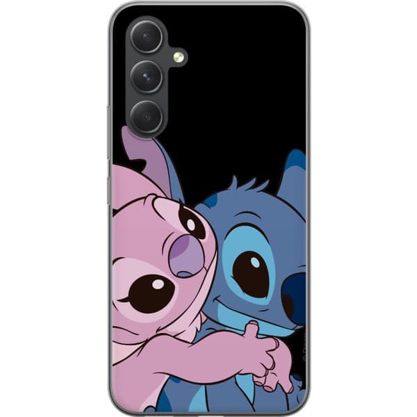 Samsung Galaxy A55 Genomskinligt Skal Lilo & Stitch