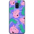 Miniatyrbillede 1 af 3: Samsung Galaxy A6 (2018) Gennemsigtig cover Greta Gris