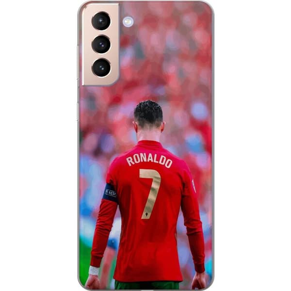 Samsung Galaxy S21 Genomskinligt Skal Ronaldo