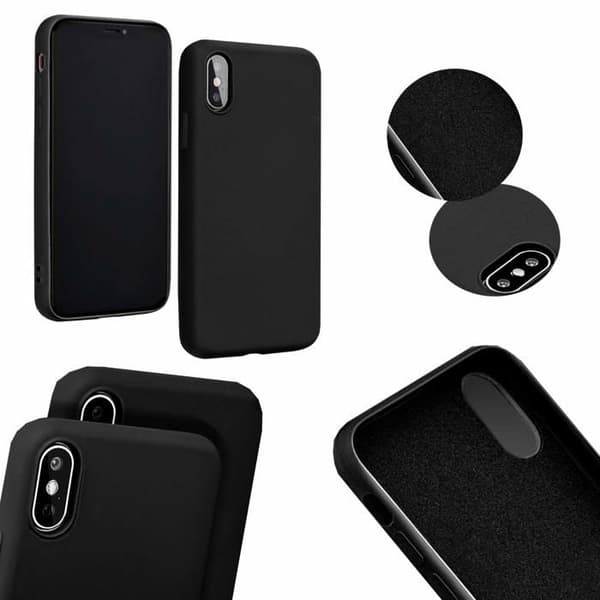 Mobilskal - bumperskal Noname Coque Forcell SILICONE LITE för IPHONE 11 PRO MAX (6,5) svart