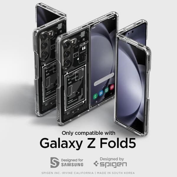 Coque - Spigen - Ultra Hybrid ZeroOne - Antichoc - Transparent - Samsung Galaxy Z Fold5 5G