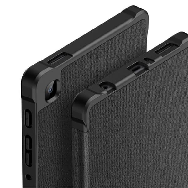 Plånboksfodral - DUX DUCIS - Domo - Syntetläder - Svart - Kompatibel med Galaxy Tab A7 Lite