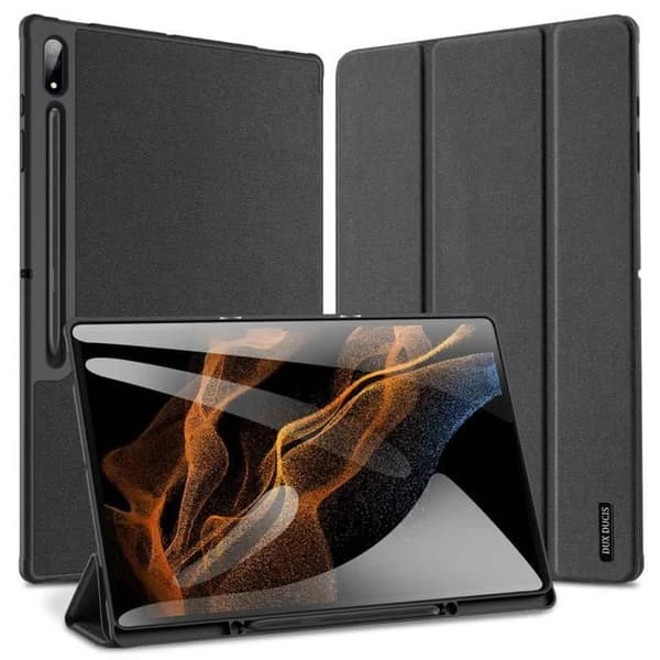 Dux Ducis svart telefonplånbokshus för Samsung Galaxy Tab S8 Ultra