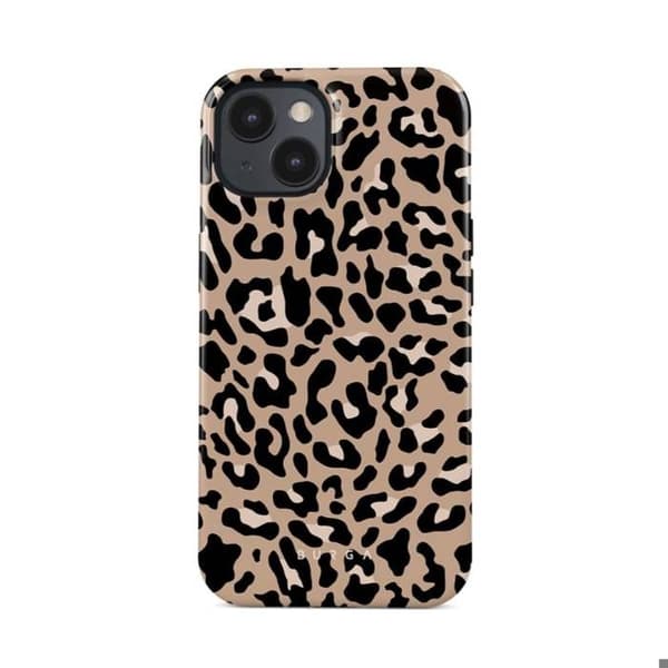 Coque bakside för iPhone 15 Tough Motifs Pure Instinct Burga Flerfärgad