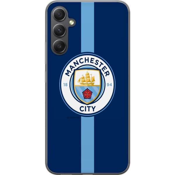 Samsung Galaxy A25 Genomskinligt Skal Manchester City