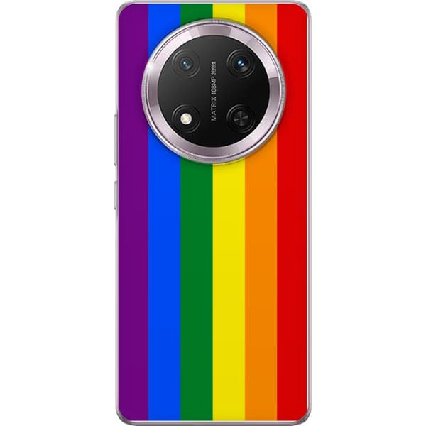 Honor Magic7 Lite Läpinäkyvä kuori Pride Flagga