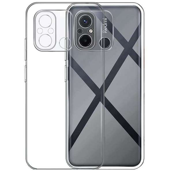 Skal till Xiaomi Redmi 12C - Silikongel TPU Transparent Skydd Mjukt Ultratunt Phonillico®