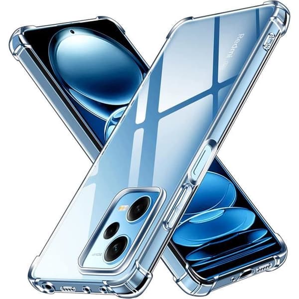 Coque för Xiaomi Redmi Note 12 PRO 5G - Stöttålig TPU Skydd Transparent Phonillico®