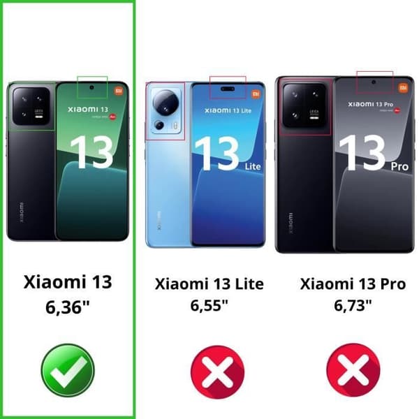 Coque för Xiaomi 13 - Stöttålig TPU Frostad Transparent Skydd Phonillico®