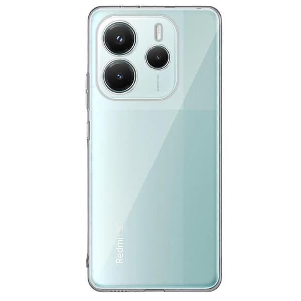 Coque - Phonillico® - Xiaomi Redmi Note 14 5G - Silikon Gel TPU - Ultra Tunn - Transparent