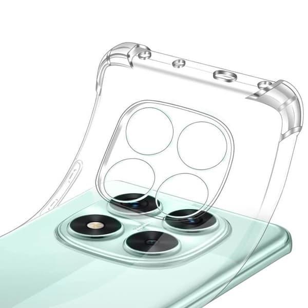 Coque - Phonillico® - Xiaomi Redmi Note 14 PRO 5G - Stötsäker - Mjuk - Transparent