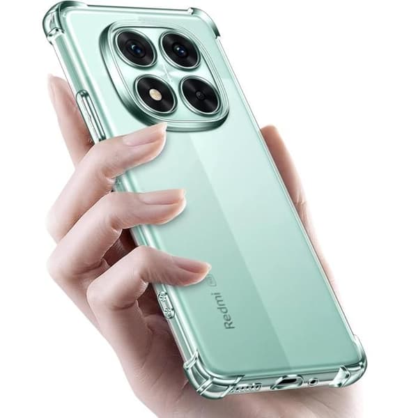 Coque - Phonillico® - Xiaomi Redmi Note 14 PRO 5G - Stötsäker - Mjuk - Transparent