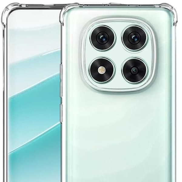 Coque - Phonillico® - Xiaomi Redmi Note 14 PRO 5G - Stötsäker - Mjuk - Transparent