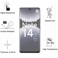 Miniatyrbild 3 av 6: Stöttålig skal - Phonillico® - Xiaomi Redmi Note 14 PRO 5G - Mjuk - Transparent - 2 Härdat glas