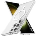 Miniatyrbild 1 av 5: Skal - Phonillico® - Samsung Galaxy S25 ULTRA - Transparent silikon - Flexibel - Integrerad magnetisk cirkel