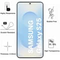 Miniatyrbild 3 av 6: Stötsäker kåpa för Samsung Galaxy S25 och 2 härdade glas skydd för skärmen Phonillico®