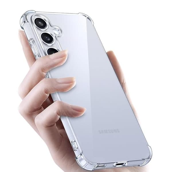 Skal - Phonillico® - Samsung Galaxy S25 PLUS - Stötsäker - Flexibel - Transparent