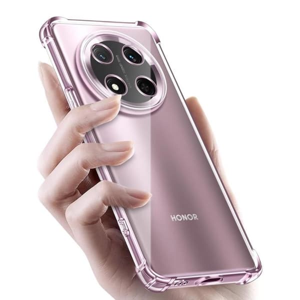 Fodral - Phonillico® - Honor Magic 7 Lite 5G - Stötsäker - Flexibel - Transparent