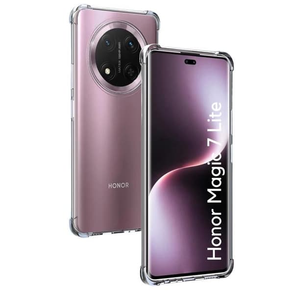 Fodral - Phonillico® - Honor Magic 7 Lite 5G - Stötsäker - Flexibel - Transparent