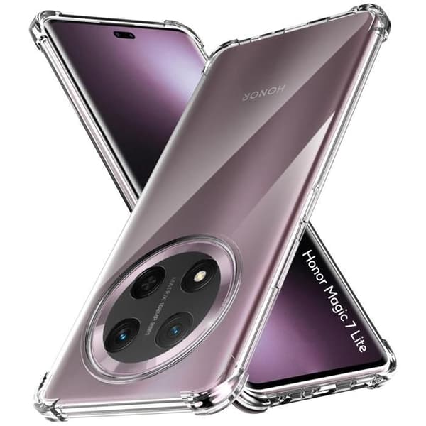 Fodral - Phonillico® - Honor Magic 7 Lite 5G - Stötsäker - Flexibel - Transparent