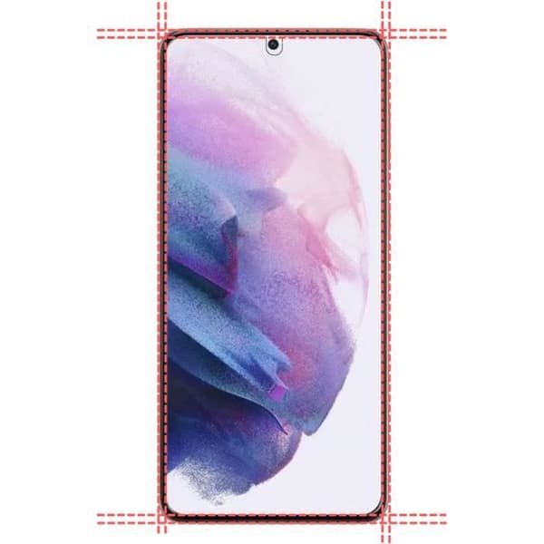 Stötsäker skal för Samsung Galaxy S21 5G och 2 härdade glasfilm skydd för skärm Phonillico®