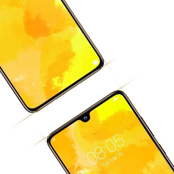Coque Huawei P30 - Transparent Mjuk Silikon + Heltäckande Svart Kantskydd för Skärm av Härdat Glas [Phonillico®]