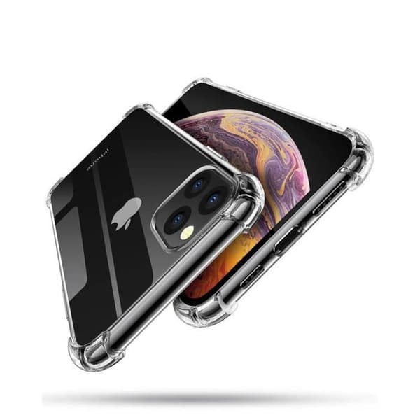Stöttålig skal för iPhone 11 PRO och 2 Härdat Glas Skärmfilm Skydd Phonillico®