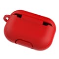 Miniatyrbild 3 av 3: Etui AirPods Silikon Röd för Airpods Pro - Stöt- och Dammskydd med Karbinhake Phonillico®