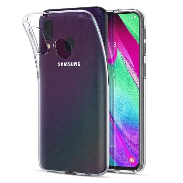 Samsung Galaxy A40-skal - Ultratunt mjukt silikonskal med genomskinlig TPU-gelskydd [Phonillico®]