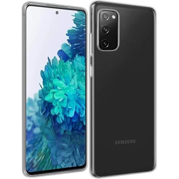 Coque för Samsung S20 FE och 2 Härdat Glas Svart Kant Skärm Skydd Film Phonillico®