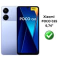 Miniatyrbild 2 av 4: Stöttålig skal - Phonillico - Xiaomi Poco C65 - Mjuk silikongummi - 2 härdat glas - Förstärkt skydd