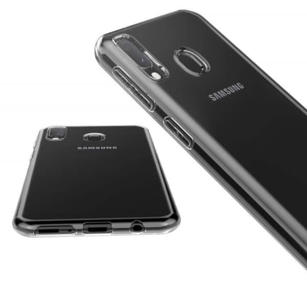 Skyddsfodral för Samsung Galaxy A20E - Transparent TPU Gel-silikon, Ultra Tunn [Phonillico®]