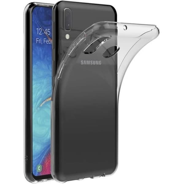 Skyddsfodral för Samsung Galaxy A20E - Transparent TPU Gel-silikon, Ultra Tunn [Phonillico®]