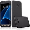 Miniatyrbild 1 av 3: Fodral till Samsung Galaxy A5 2017 A520 Skal Svart + Härdat Glas 360 Styv Hårdplast Heltäckande Fodral Phonillico®