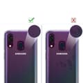 Miniatyrbild 4 av 4: Skal till Samsung Galaxy A40 - Transparent mjuk silikon + Helhärdat skärmskydd i härdat glas [Phonillico®]