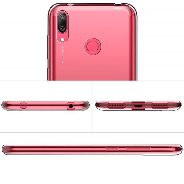 Skal - Phonillico® - Huawei Y7 2019 - Mjukt skydd - Silikongel TPU - Ultratunt