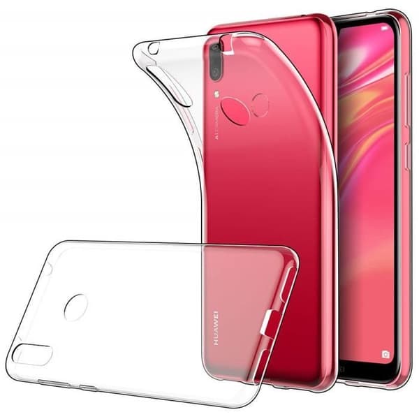 Skal - Phonillico® - Huawei Y7 2019 - Mjukt skydd - Silikongel TPU - Ultratunt