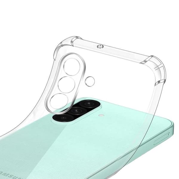 Coque för Samsung Galaxy A26 5G - Phonillico® - Stötsäker - Mjuk - Transparent - Slät