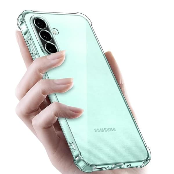 Coque för Samsung Galaxy A26 5G - Phonillico® - Stötsäker - Mjuk - Transparent - Slät
