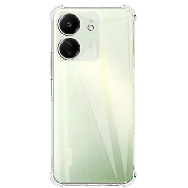 Coque för Xiaomi Redmi 13C - Stötbeständig TPU Skydd Mjuk Transparent Phonillico®
