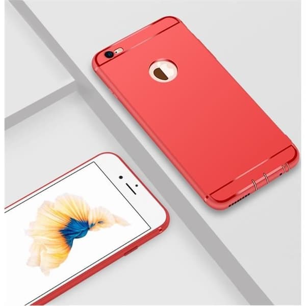 Coque - Phonillico® - iPhone 6 - 6S - Mjuk Silikon - Ultra Slim - Röd