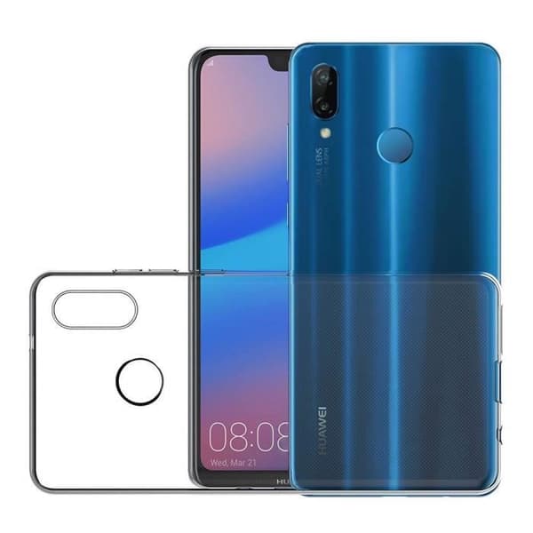 HUAWEI P20 LITE-skal - Transparent TPU-gelskyddsskal Gel TPU Silikon Mjukt Ultratunt Slim Phonillico®