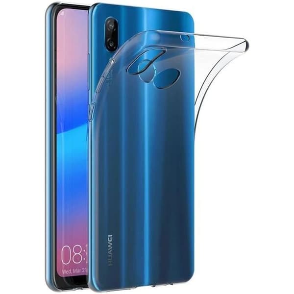 HUAWEI P20 LITE-skal - Transparent TPU-gelskyddsskal Gel TPU Silikon Mjukt Ultratunt Slim Phonillico®