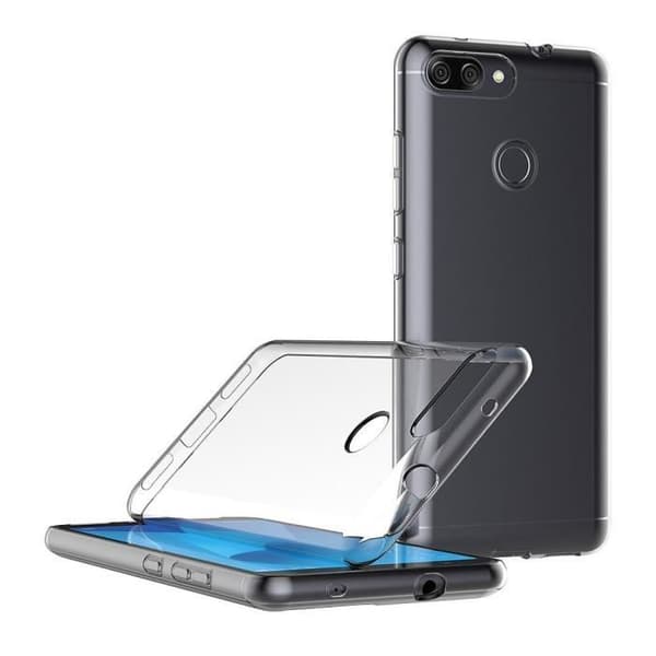 Coque Gel TPU Transparent ASUS ZENFONE MAX PLUS M1 ZB570TL Hölster Etui Skydd Silikon Mjukt Fint Phonillico®