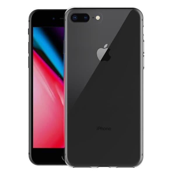 Transparent TPU-gelfodral till Apple iPhone 8 PLUS - Ultratunt, smalt, lätt och mjukt silikonskydd Phonillico®