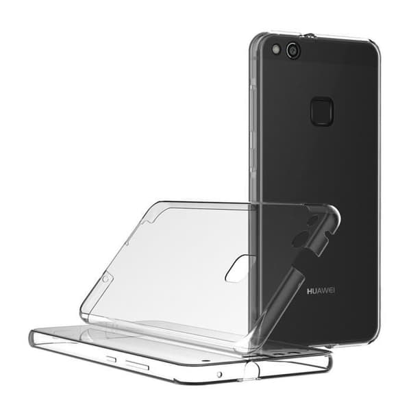 Coque Huawei P10 LITE - Hölster Etui Gel TPU Helt Transparent Skydd Framsidan Baksidan Silikon Mjuk Phonillico®